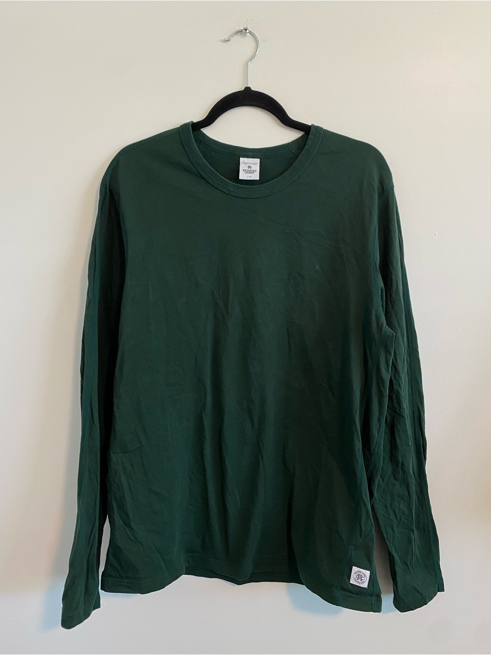 Reigning Champ Forest Green Long Sleeve Shirt Sz L Men’s
(Sep A-2)